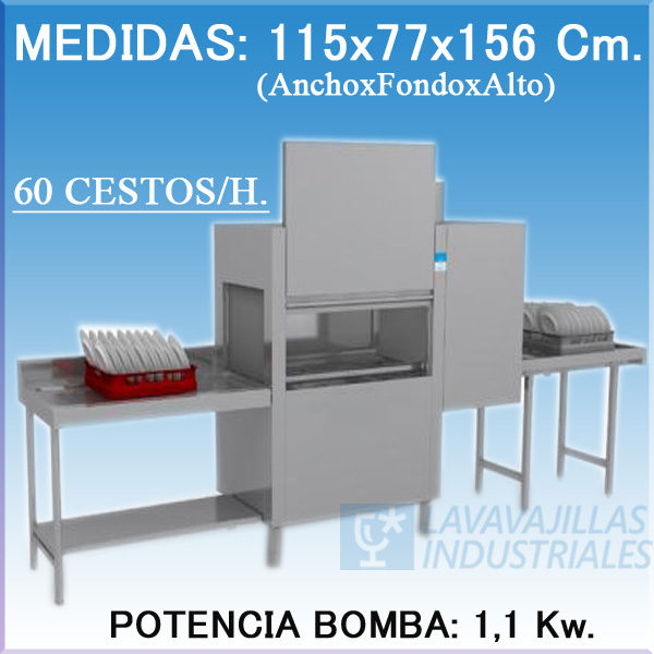 Túnel de lavado Elettrobar Niágara 411.1