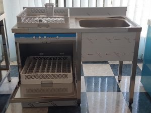 Fregadero con hueco para Lavavajillas de 1350x500 mm.
