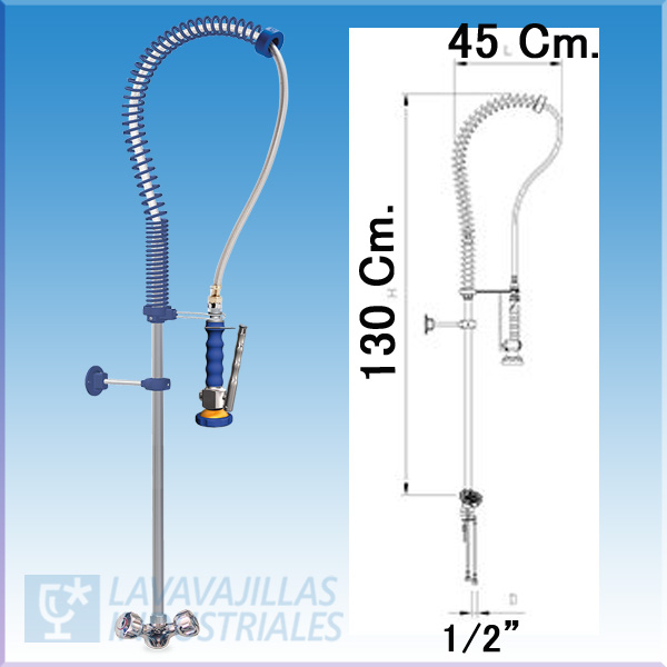 Grifo ducha sobremesa de 2 aguas - Ofertas Griferia para Fregadero  Industrial.