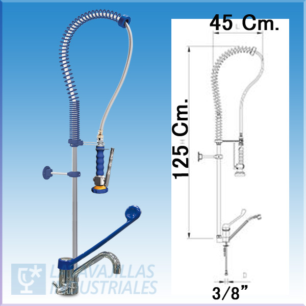 Grifo ducha dos aguas con grifo Distform - Grifería, Grifos de ducha,  Preparación estática