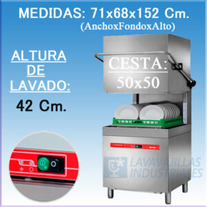 Lavavajillas-Cupula-Comenda-C500